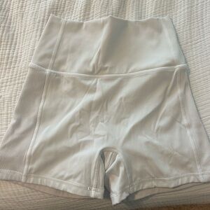Women's High-Waisted White Shorts arie